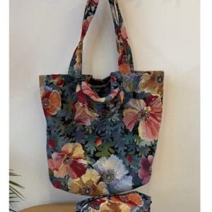 Handlenett m/lomme i Gobelin